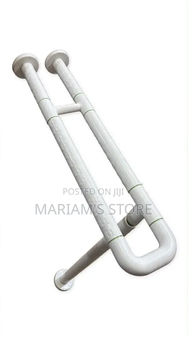 Floor-Mounted Foldable Grab Bar - 1