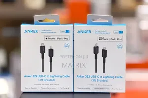 Anker 322 USB-C to Lightning Cable (2m, Black)