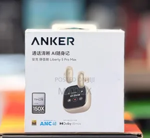 Anker Soundcore Liberty 5 Pro Max Earbuds with AI Note-Taker
