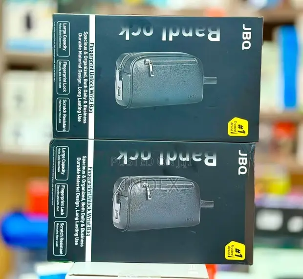 JBQ Fingerprint Unlock Pouch Wrist Bag - 1