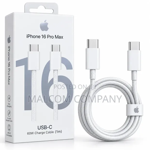 iPhone USB-C 60W Fast Charging Cable 1M - 1