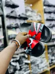 A Bathing Ape Cartoon Shark Platform Slide Sandals - 1