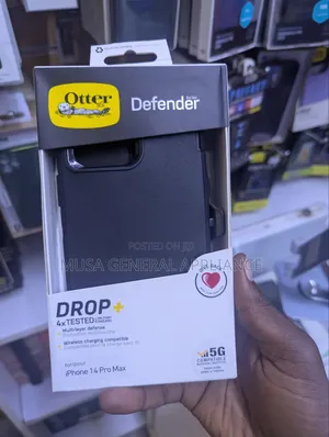 OtterBox Defender Case for iPhone 14 Pro Max (Black)