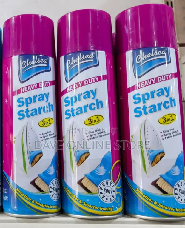 Chelsea Heavy Duty 3 in 1 Spray Starch 470ml - 1