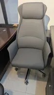 High Back Genuine Leather Office Chair - 1