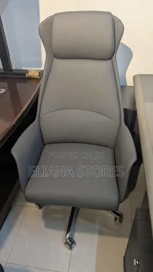 High Back Genuine Leather Office Chair