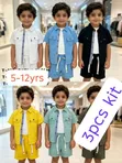 Boys 3-Piece Cotton Wear - 1