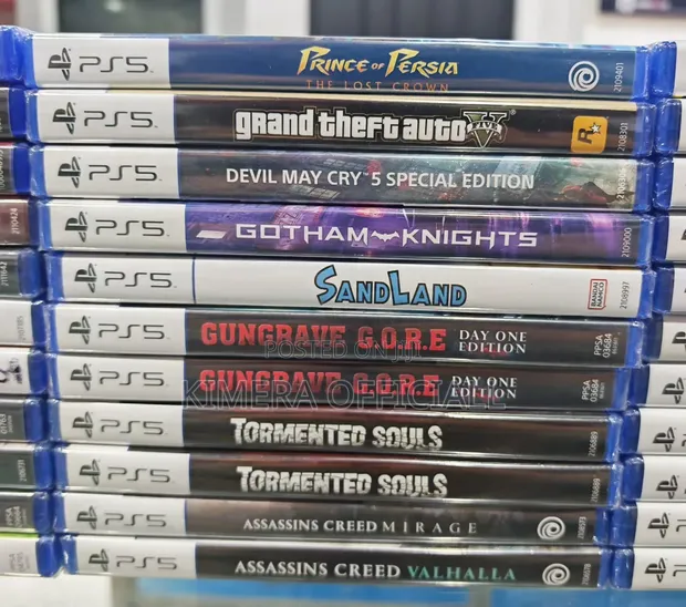 Brand New PS5 Games on CD - Cheapest in Kampala - 1