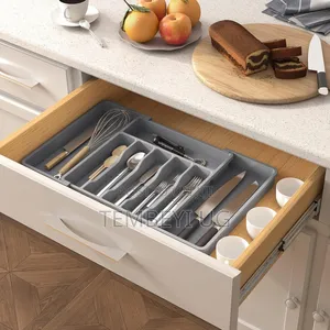 Expandable Utensil Tray Drawer Organizer - Silverware Holder