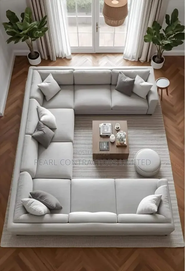 Brand New 8-Seater U-Shaped Sofas in Any Colour/Material - 1