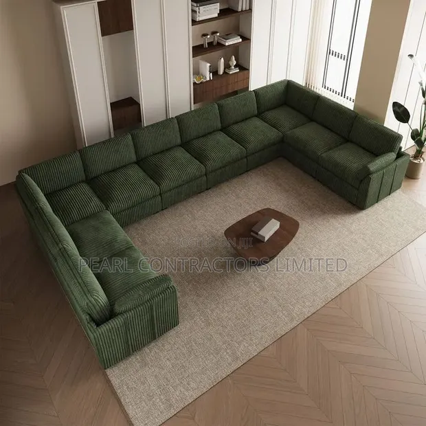 Brand New 8-Seater U-Shaped Sofas in Any Colour/Material - 1