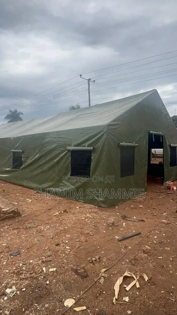 200 Seater PVC Tent with Ventilated Windows - 1