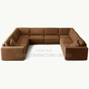 6-Seater U-Shaped Sofa Sets - Any Colour/Material