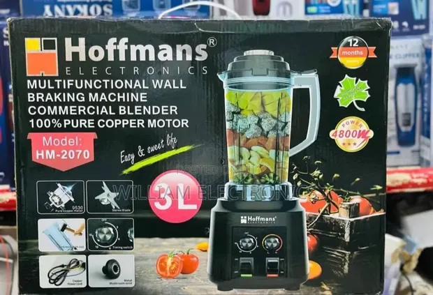 Hoffmans 3L Multifunctional Commercial Blender - 1