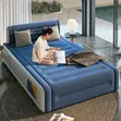 Double Air Bed with Built-in Electric Pump - 1