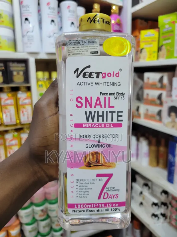 Veet Gold Snail White Miracle Oil - 1