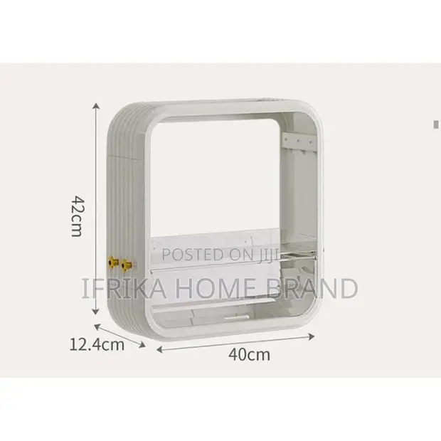 Wall-Mounted Storage Rack for Kitchen & Bathroom - 1