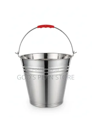 Multifunctional 10L Stainless Steel Buckets (Brand New)