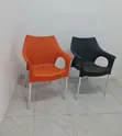 Brand New Plastic Chairs with Arms - 3
