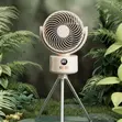 Rechargeable Standing Fan with Tripod Legs - 2