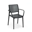 Automan Portable Armed Plastic Chairs - 2