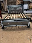 Grey Leather Bed 5x6 - 1