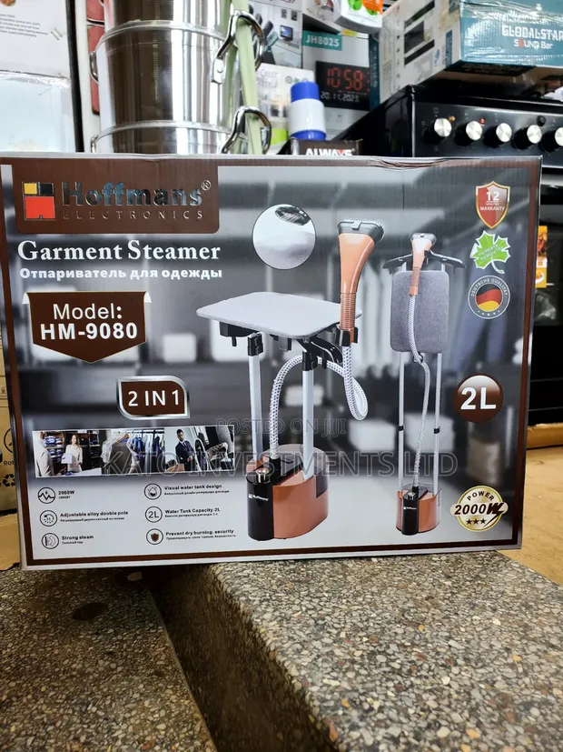 Hoffmans HM-9080 2-in-1 Garment Steamer with Double Arm - 1