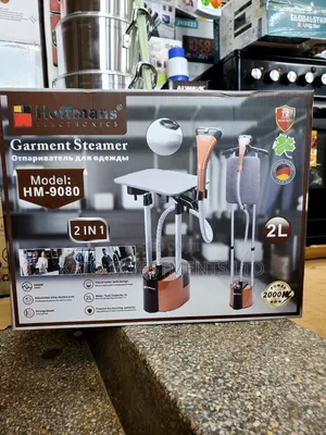 Hoffmans HM-9080 2-in-1 Garment Steamer with Double Arm