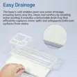 4 Slot Toothbrush Holder with Drainage - 3