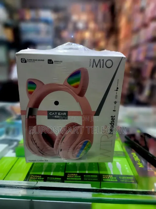 Cat Ear M10 Wireless LED Headphones - 1