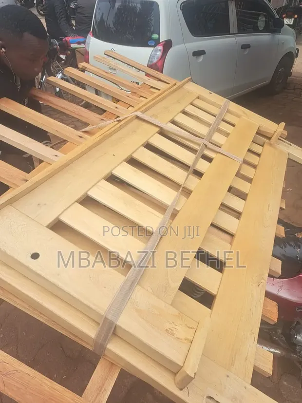 5x6 Wooden Bed Frame - Hardwood - 1