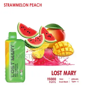 Lost Mary Mt Turbo 15000 Puffs Vape - Watermelon Peach