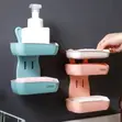 Wall Mounted Soap Dish Holder - Bathroom Kitchen - 1