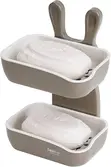 Wall Mounted Soap Dish Holder - Bathroom Kitchen - 3
