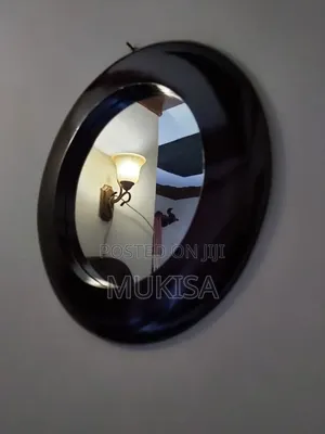 Rounded Wooden Wall Mirrors - Brand New