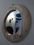 Rounded Wooden Wall Mirrors - Brand New - 3