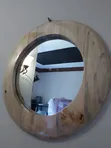 Rounded Wooden Wall Mirrors - Brand New - 4