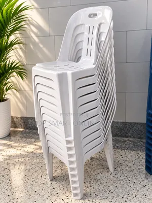 1 Piece Plastic Chairs - Brand New