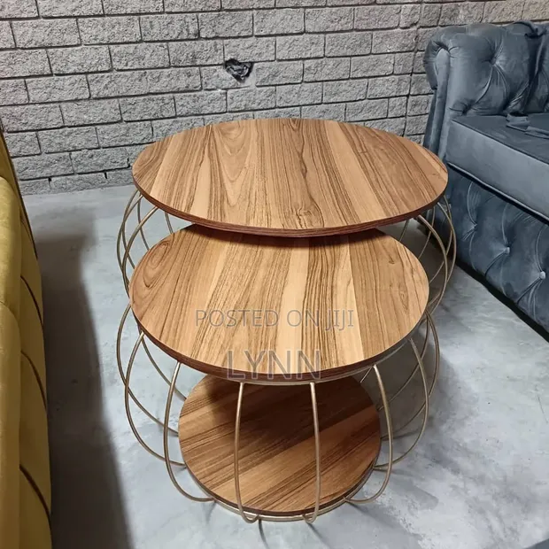 Elegant Dual Tier Center Table - 1
