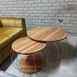 Elegant Dual Tier Center Table - 3