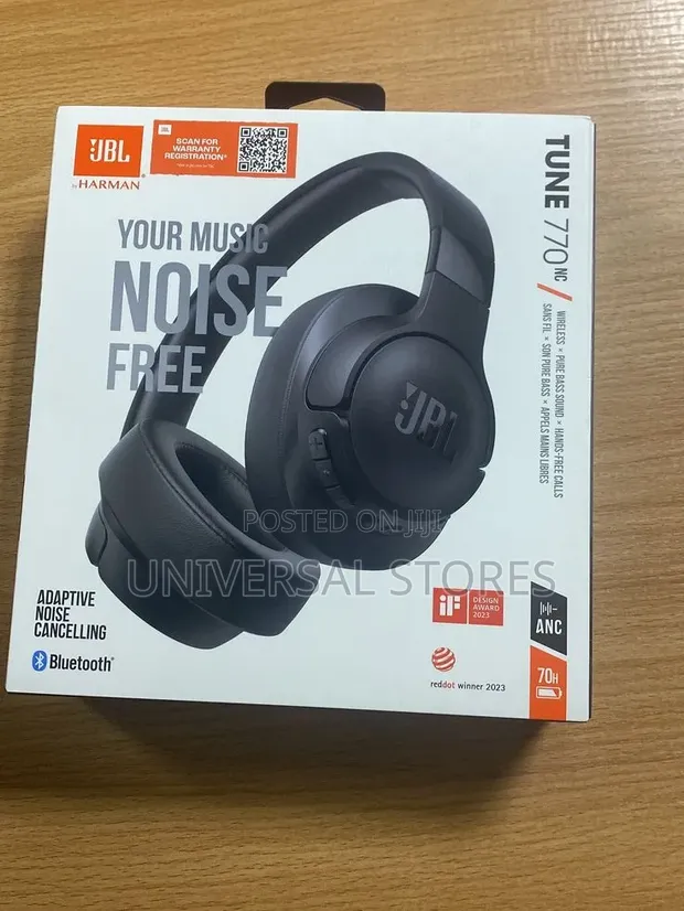 Original JBL Tune 770NC Adaptive Noise Cancelling Headphones - 1