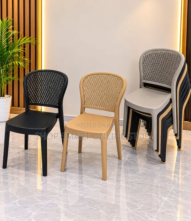 1pc Hard Quality Plastic Dining Chairs - 1