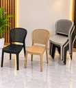 1pc Hard Quality Plastic Dining Chairs - 1