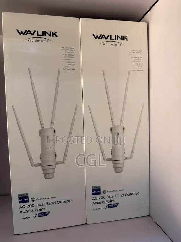 Wavlink AC1200 Dual Band Outdoor Access Point - 1