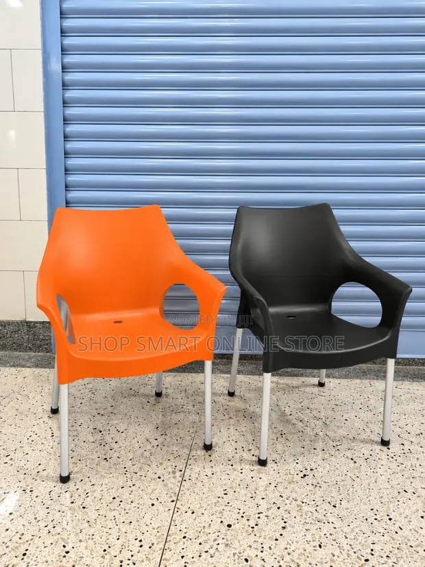 VIP Stackable Plastic Chairs with Steel Stands - 1