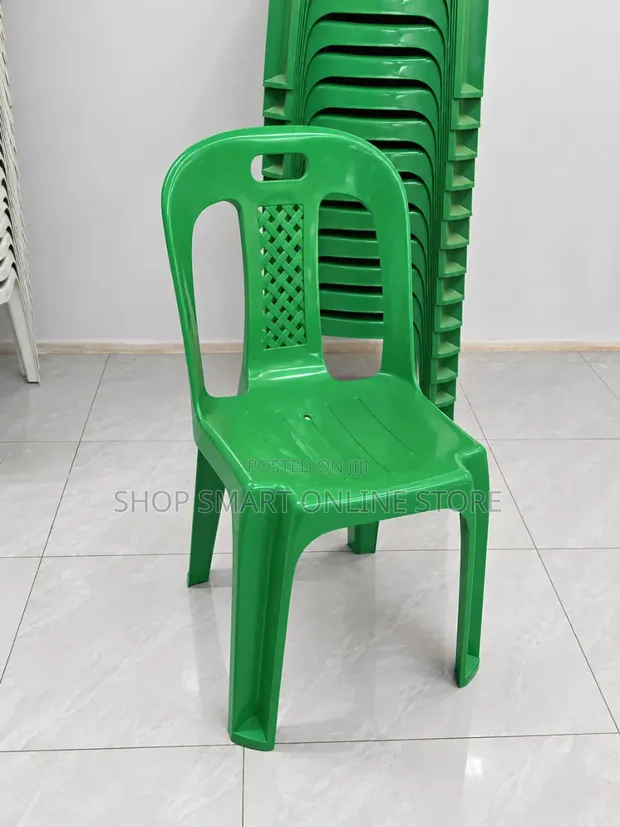 Brand New Heavy Duty Plastic Chairs (Armless) - 1