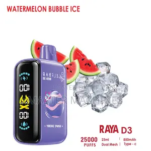 Elfbar Raya D3 Puffs - Watermelon Bubble Gum Ice Vape