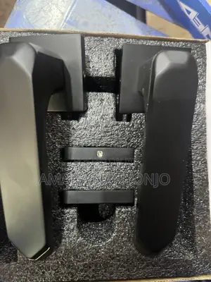Matte Black Modern Door Handles (Pair)