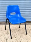 Brand New School Study Plastic Chairs with Armrests - 2