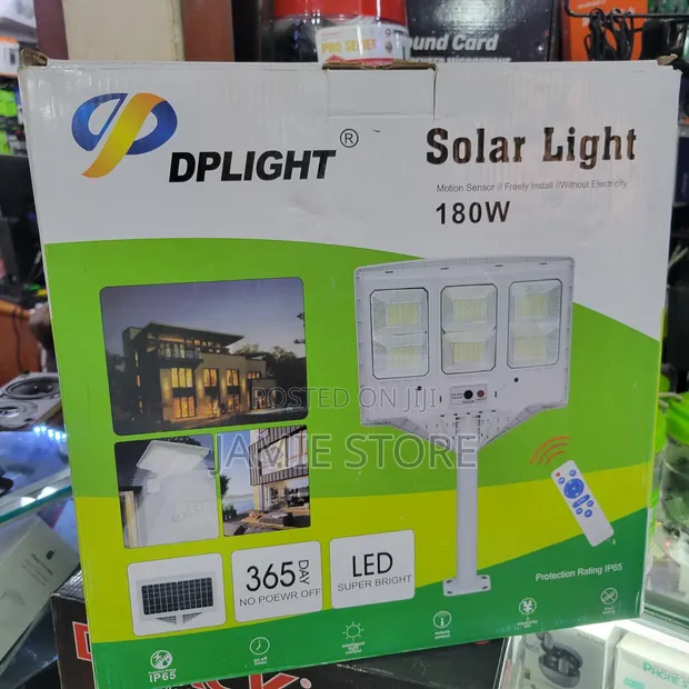 d.light 180W Solar Flood Light with Remote - 1